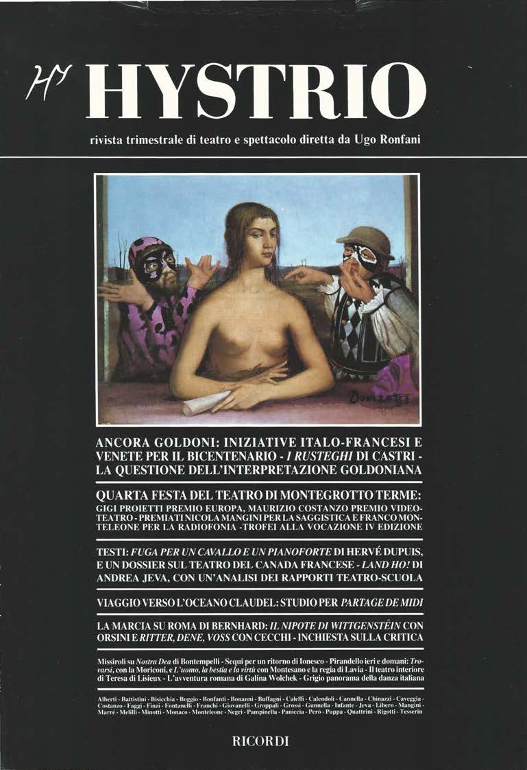 Numero 2 di aprile-giugno 1992 - HYSTRIO