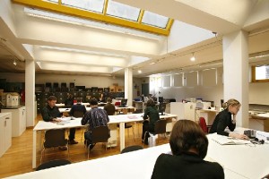 Centro Studi del Teatro Stabile di Torino: sala di lettura.