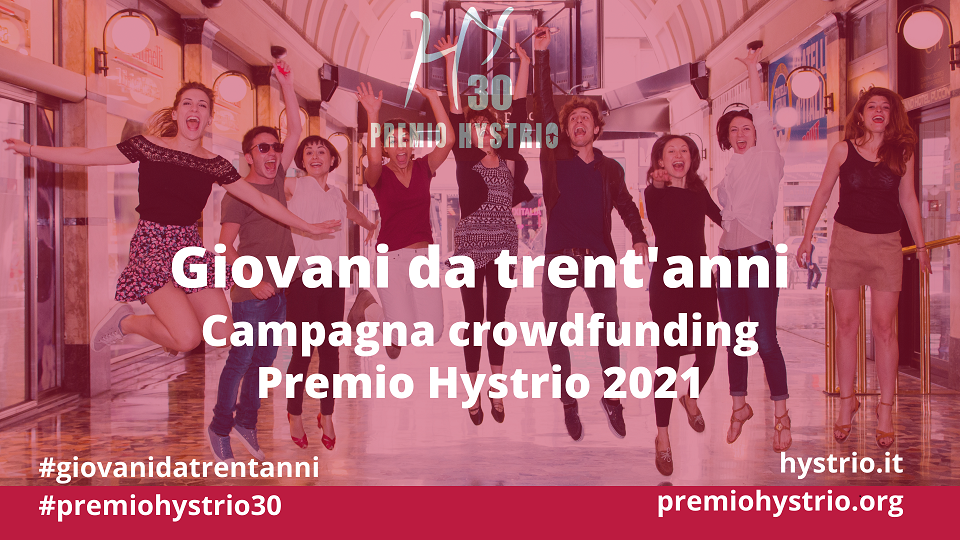 Campagna crowdfunding Premio Hystrio 2021