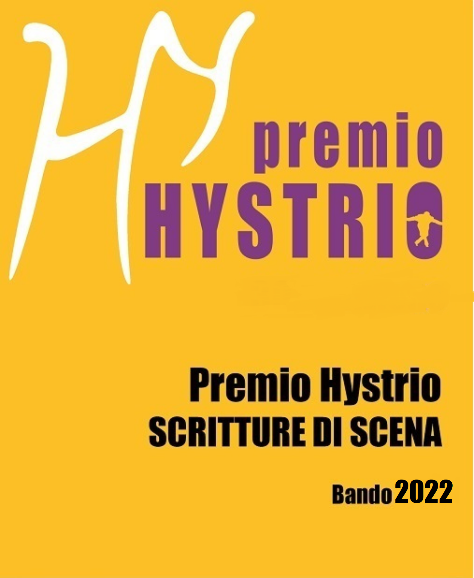 Logo Bando Premio Hystrio Scritture di Scena 2022