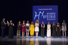 Lo staff del Premio Hystrio 2016 alla premiazione (foto: Marina Siciliano).