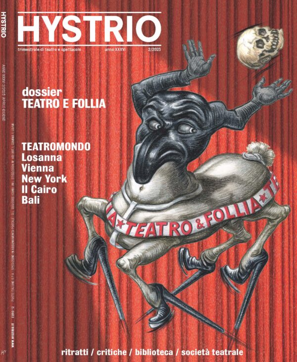 Copertina Hystrio 2.2023 (ill. di Daniela Dal Cin)