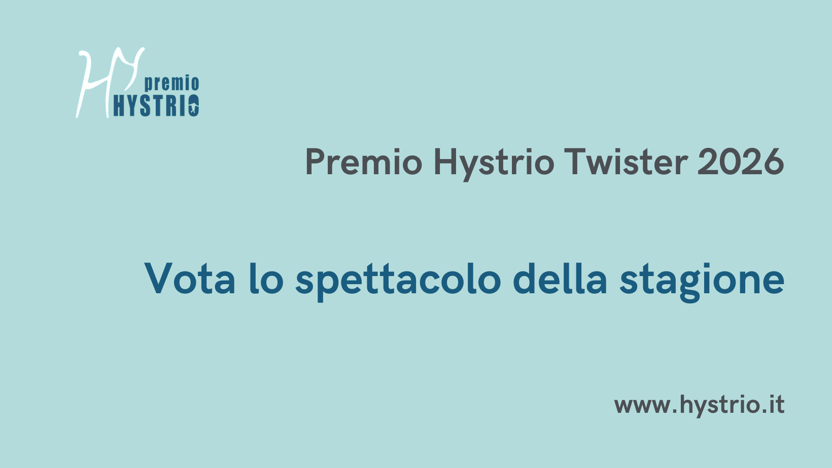 Premio Hystrio Twister 2026