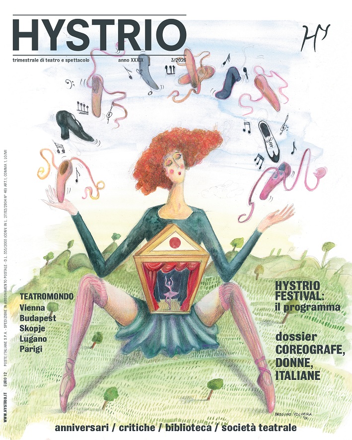 Hystrio 3.2026 cover (ill. Massimo Voghera)