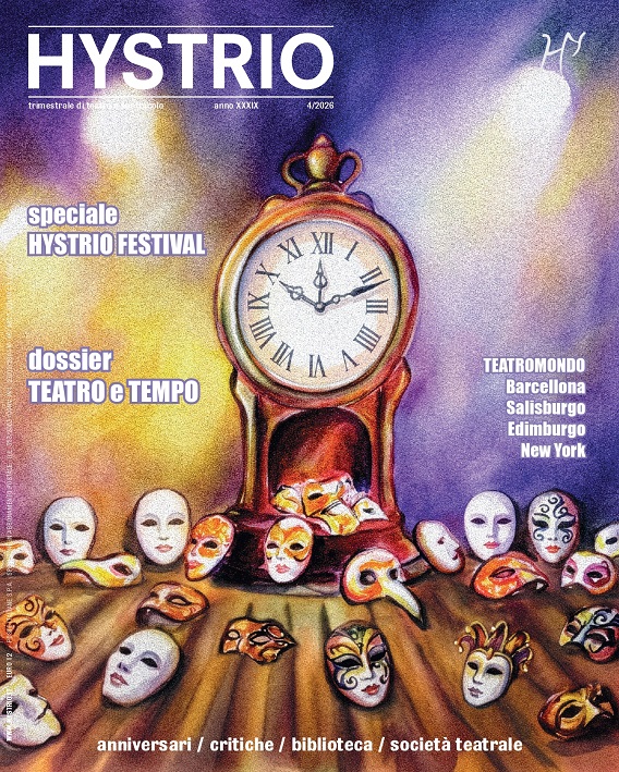 Copertina di Hystrio 4.2028 (illustrazione di Giovanna Mavilia)
